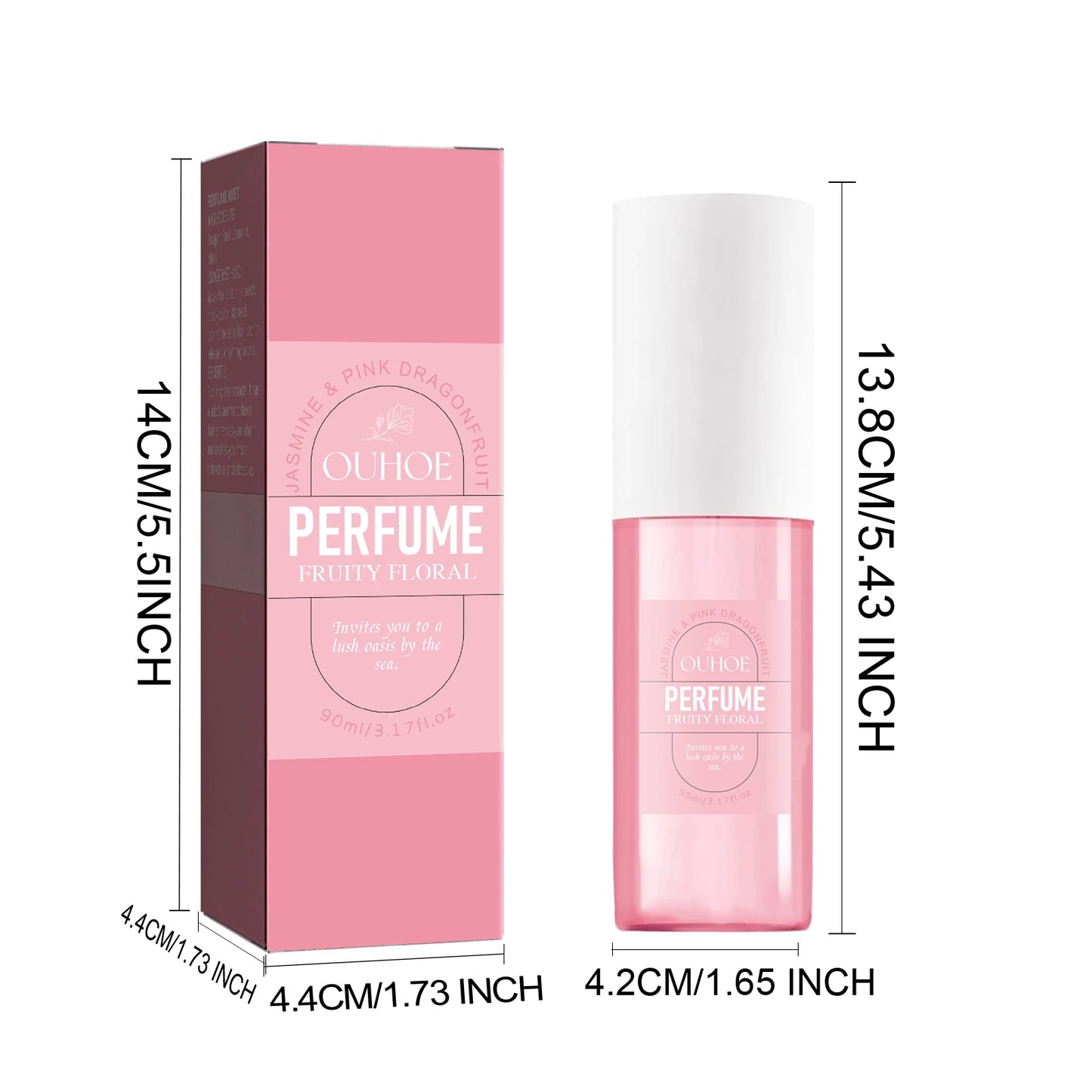 Ladies Dating Attraction Fragrance Mist Spray for Hair & Body Original Fresh Natural Long-lasting Couple Dating Perfume