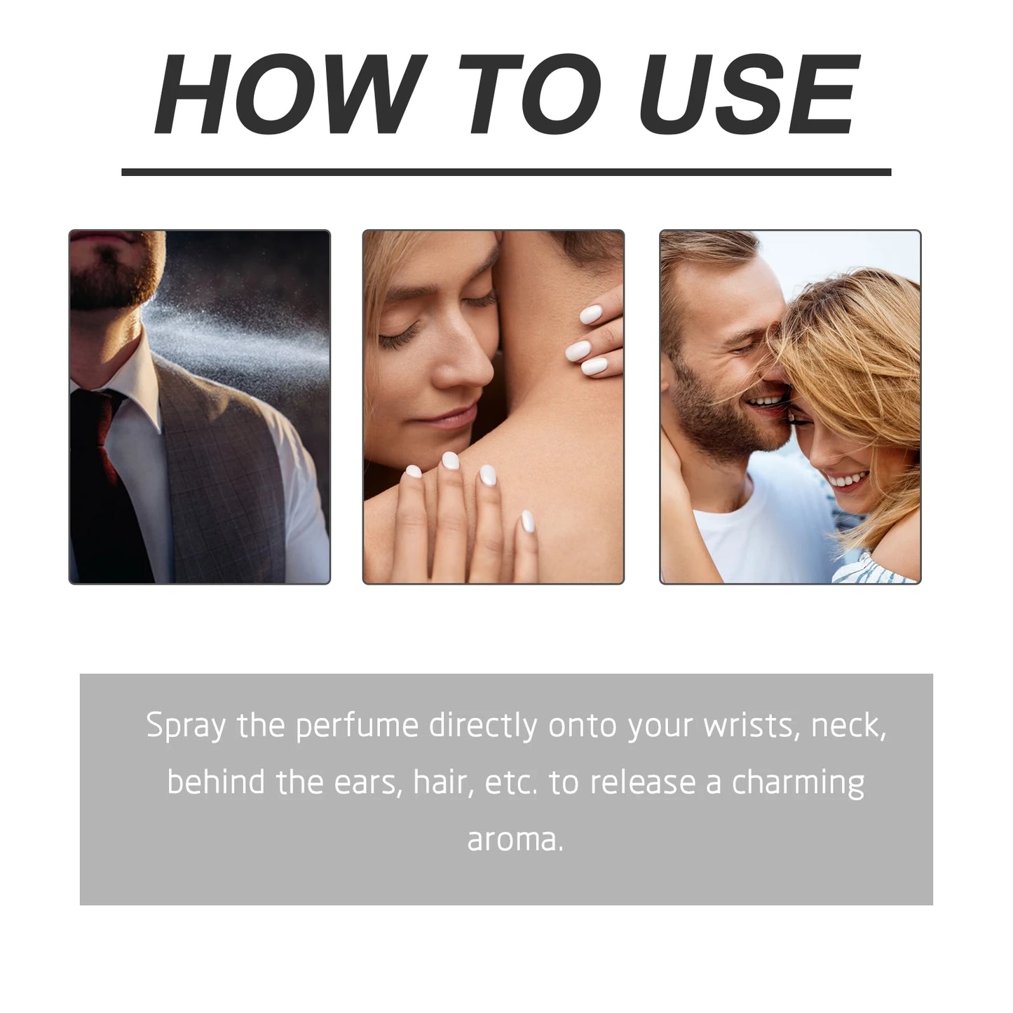 Ladies Dating Attraction Fragrance Mist Spray for Hair & Body Original Fresh Natural Long-lasting Couple Dating Perfume